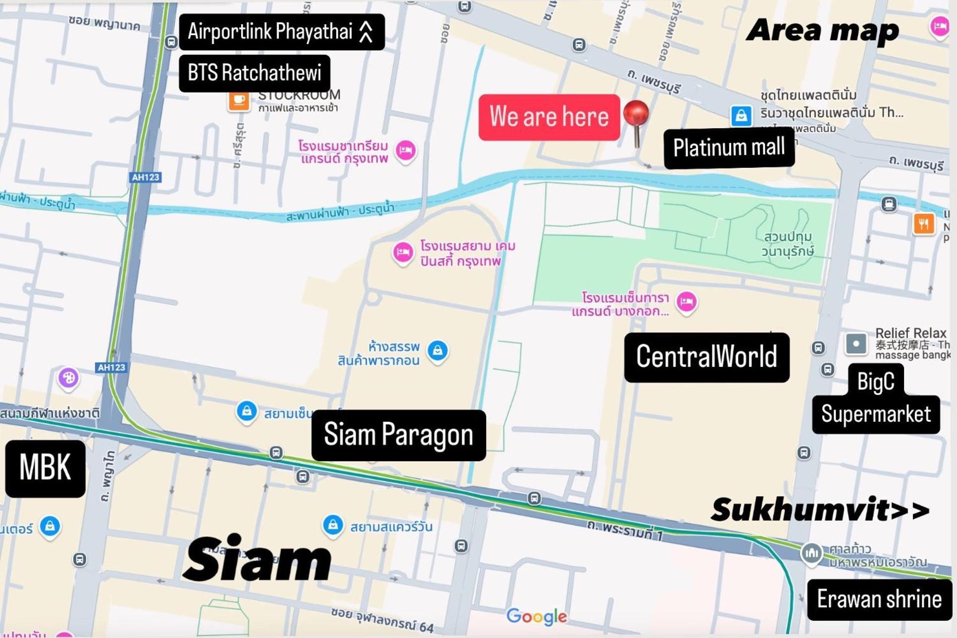 Platinum Deluxe Shopping Apartments 曼谷 外观 照片